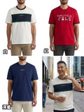 Nautica男款厚磅數圓領短袖上衣